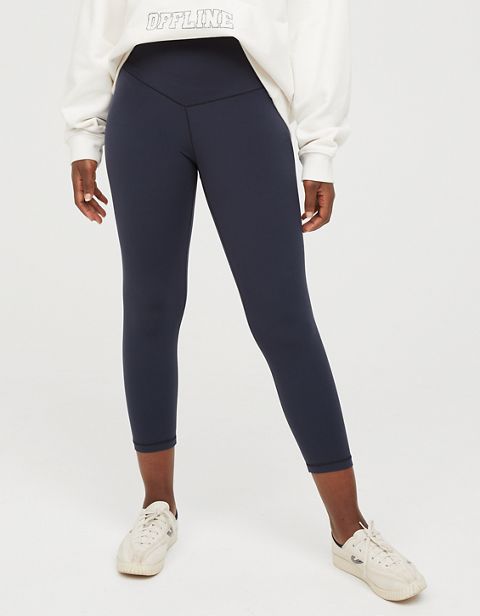 Женские брюки Aerie OFFLINE By Aerie Real Me High Waisted Cropped Legging