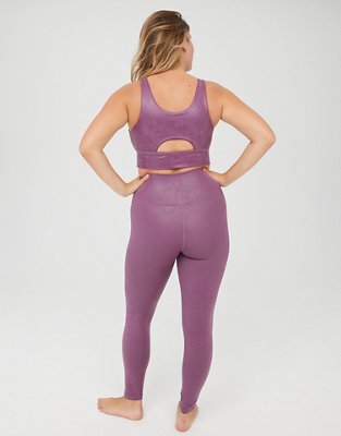 Женские брюки Aerie OFFLINE The Hugger High Waisted Crackle Legging — фото 2
