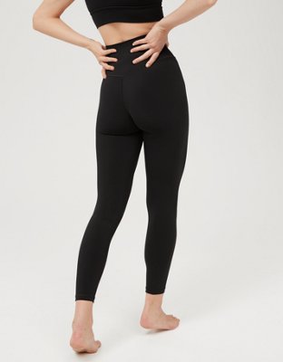 OFFLINE By Aerie Real Me High Waisted Crossover Flare Legging Women's True  Black XL Short - Yahoo Shopping