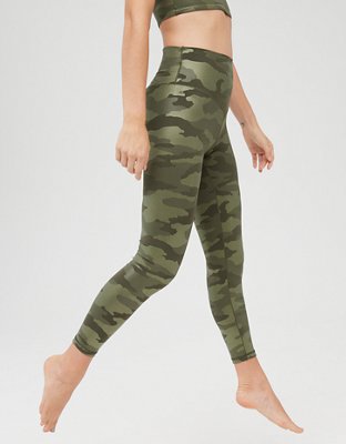 Aerie Offline Ruched Flare Leggings- Camo  Flare leggings, Yoga fashion,  Star print leggings