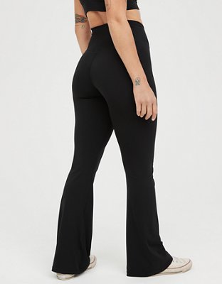 aerie black flare leggings