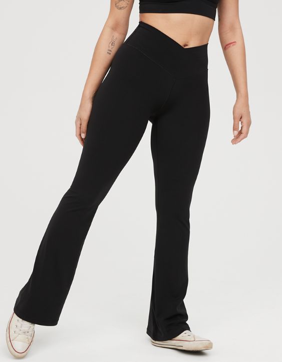 OFFLINE Real Me High Waisted Crossover Flare Legging