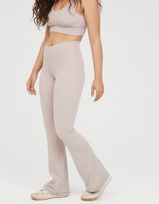 Shop OFFLINE By Aerie OG Foldover High Waisted Super Flare Legging