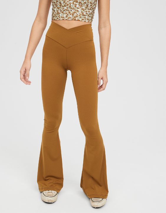 OFFLINE Real Me High Waisted Crossover Flare Legging
