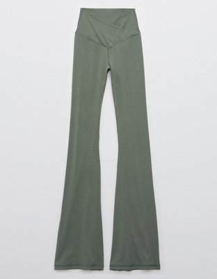 OFFLINE By Aerie Real Me High Waisted Crossover Flare Legging