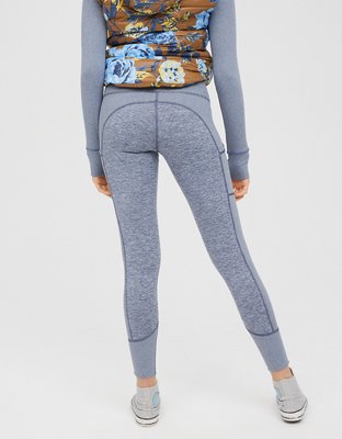 OFFLINE By Aerie The Hugger Ribbed Pocket Legging