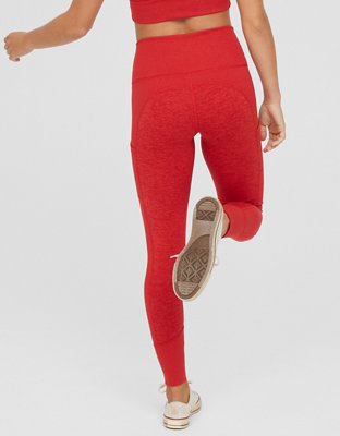 Женские брюки Aerie OFFLINE By Aerie The Hugger Ribbed Pocket Legging — фото 2
