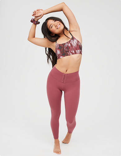 OFFLINE By Aerie Real Me High Waisted Lace Up Legging