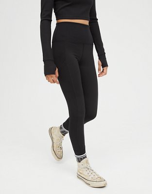 OFFLINE By Aerie The Hugger Ribbed Pocket Legging