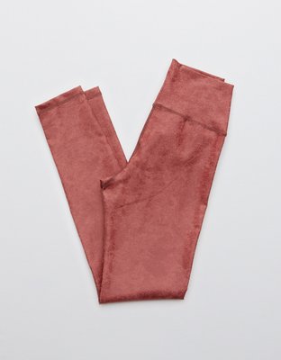 OFFLINE By Aerie The Hugger Crossover High Waisted Legging craquelado