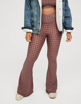 OFFLINE By Aerie Real Me High Waisted Crossover Super Flare Legging