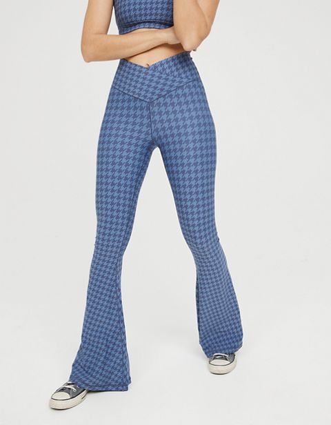 Женские брюки Aerie OFFLINE By Aerie Real Me High Waisted Crossover Super Flare Legging
