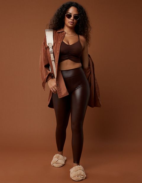 Женские брюки Aerie OFFLINE By Aerie Real Luxe Faux Leather Legging