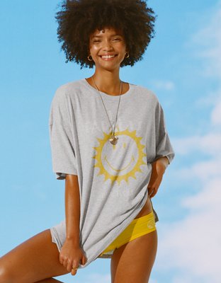 Aerie | Smiley® Sleep Happens Night Tee | Aerie
