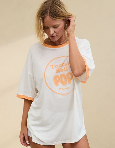 Женские футболки Aerie Halloween Tootsie Roll Sleep Happens Night Tee