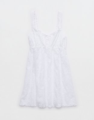 Aerie Off-Duty Embroidered Cotton Nightie