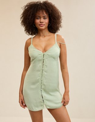 knee length dresses for ladies Backless Short Beaded Low V-Neck Party Dress -PromGirl Platinum / 8