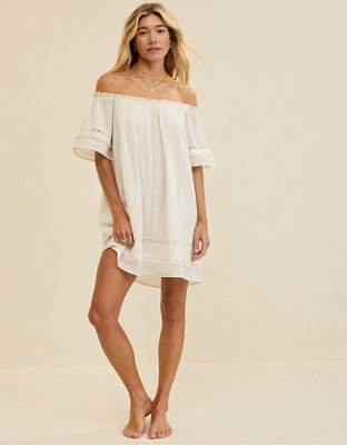 Chemise de nuit à épaule dénudée Femme Aerie