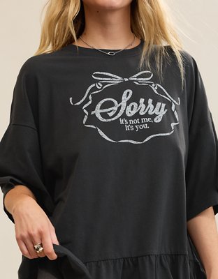 Our #1 sleep tee now with a ruffle hem!