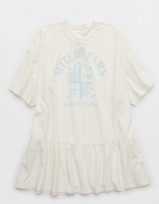 Our #1 sleep tee now with a ruffle hem!