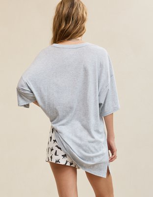 OVERSLEPT by Aerie Sleep Happens Night Tee