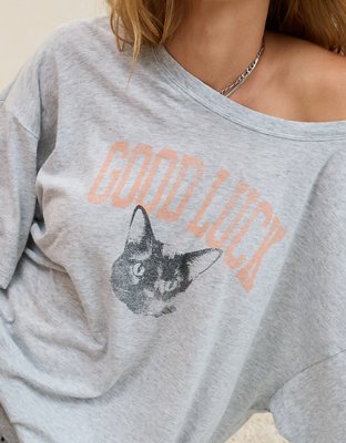 OVERSLEPT by Aerie Sleep Happens Night Tee