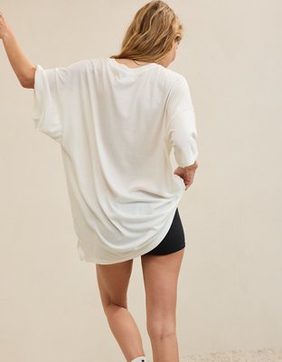 OVERSLEPT by Aerie Sleep Happens Night Tee