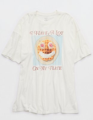 OVERSLEPT by Aerie Sleep Happens Night Tee