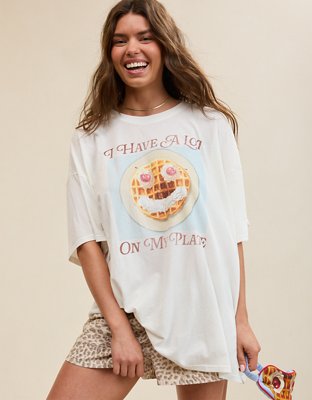 OVERSLEPT by Aerie Sleep Happens Night Tee