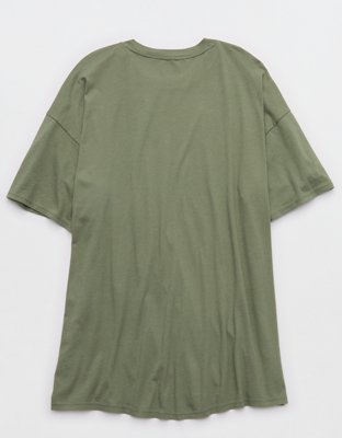 OVERSLEPT by Aerie Sleep Happens Night Tee