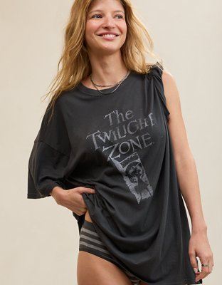 OVERSLEPT by Aerie Sleep Happens Night Tee