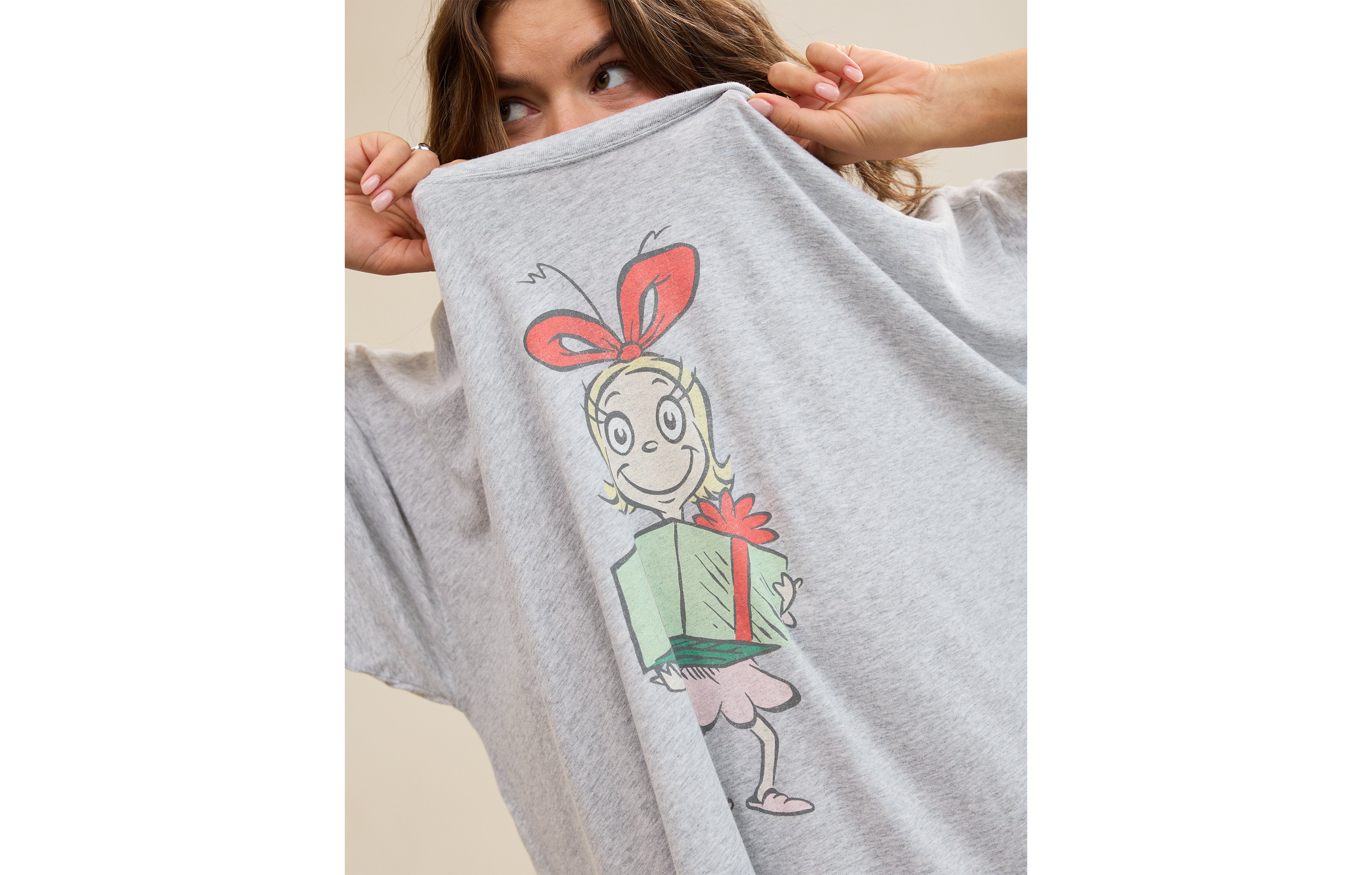 Aerie Sleep Happens Cindy Lou Night Tee