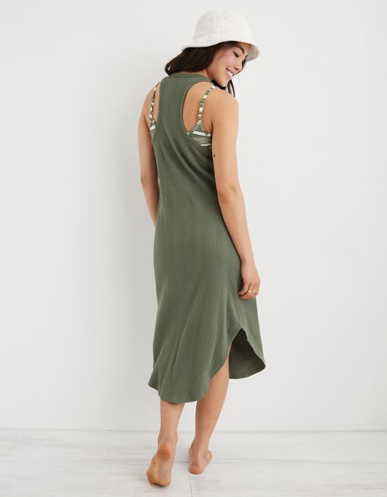 Aerie Ribbed Midi Cover Up