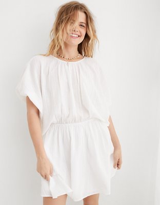 Aerie Crochet Halter Midi Dress | Aerie