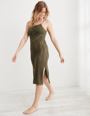aerie crochet trim maxi dress Aerie crochet trim maxi dress