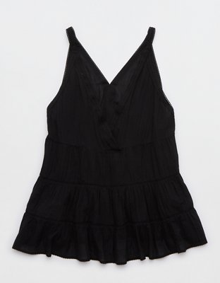 Aerie Tiered Coverup Mini Dress