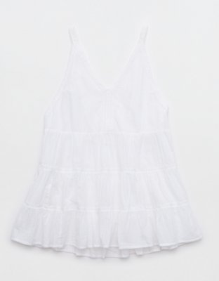 Aerie Tiered Coverup Mini Dress