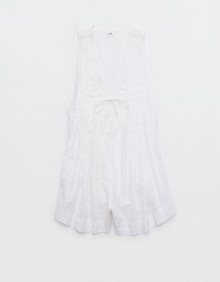 Aerie Pintuck Romper Coverup