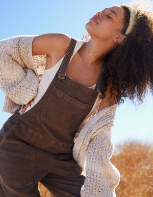 aerie twill utility overall
