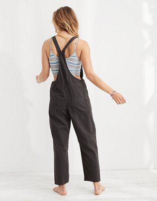 Aerie Werk & Play Twill Overalls