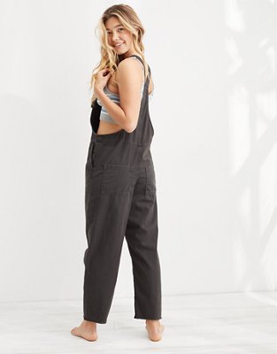 Aerie Werk & Play Twill Overalls