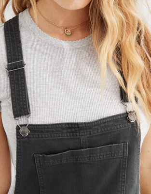 Aerie Werk & Play Denim Shortalls