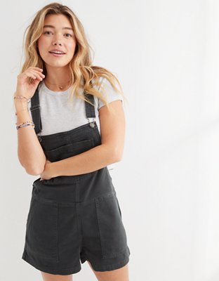 Aerie Werk Play Denim Shortalls