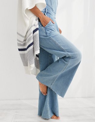 Женские комбинезоны Aerie Wide Leg Overalls — фото 4