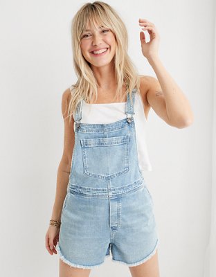 Aerie Denim Shortalls