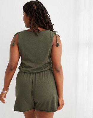 Aerie Ruched Romper