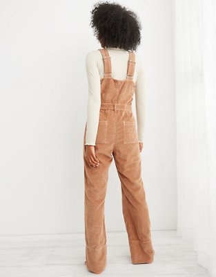 Женские комбинезоны Aerie Corduroy Kick Flare Overalls — фото 3