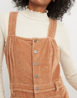 Женские комбинезоны Aerie Corduroy Kick Flare Overalls — фото 5