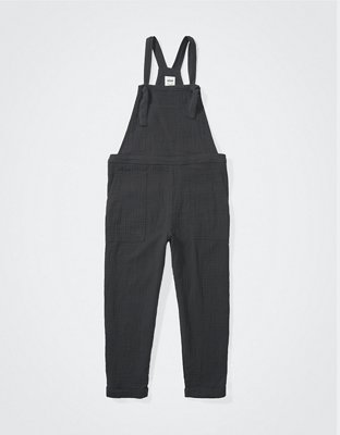 Black overalls american store eagle