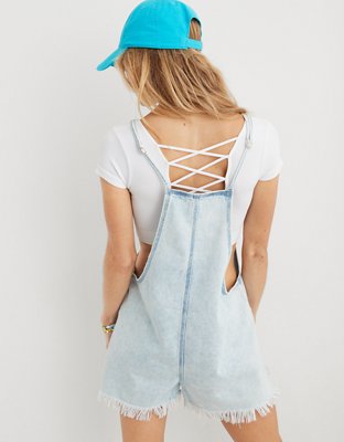 Женские брюки Aerie Double Strap Shortall — фото 3
